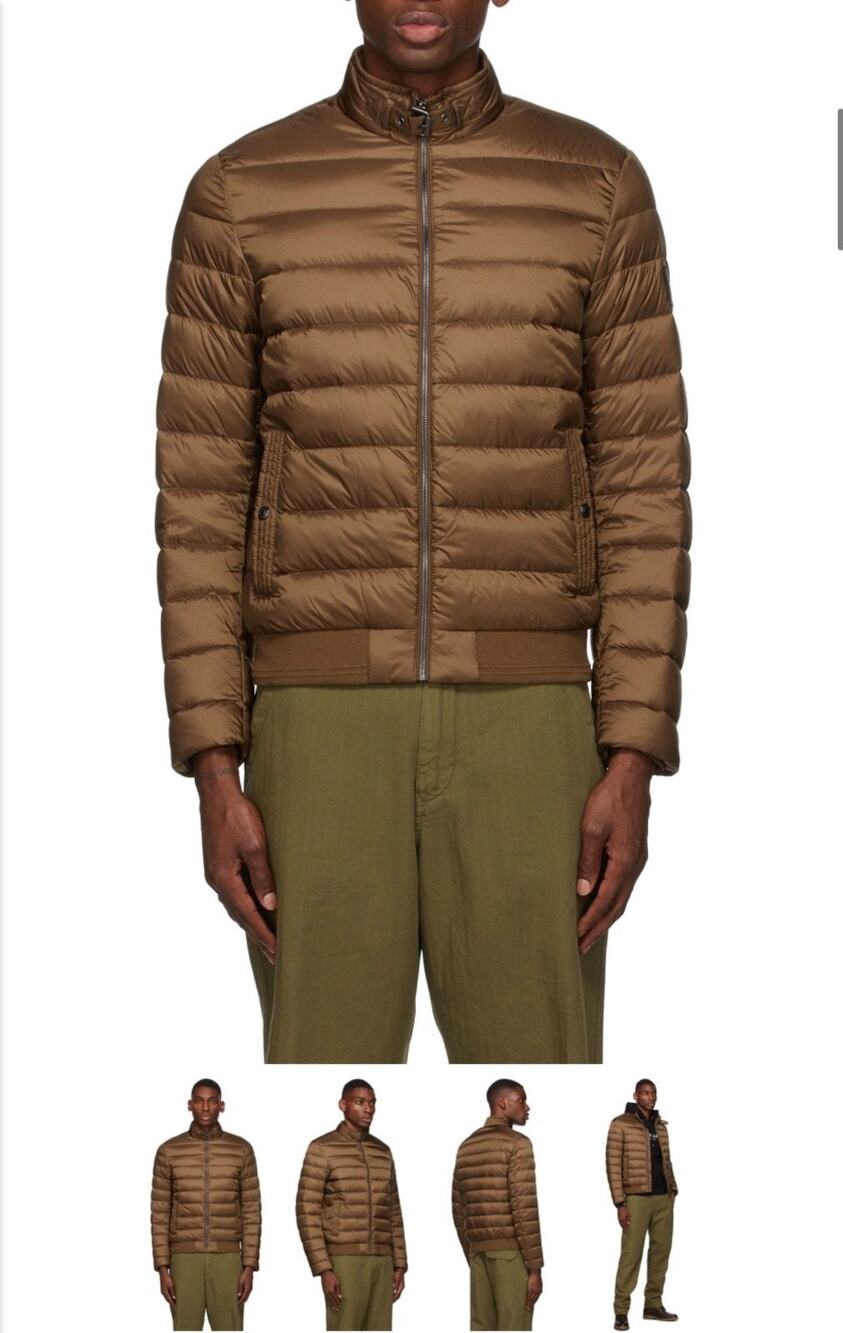 Belstaff Brown Circuit Down Jacket, Men's Size IT/EU 50/(UK/US 40 (coat100thrif